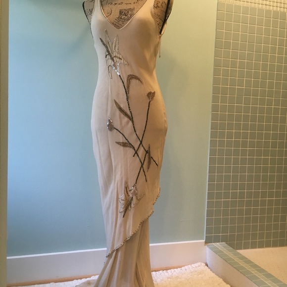 Vintage evening beaded dress - Picture 8 of 13